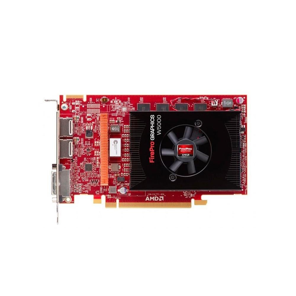 Imagem 4 de 4 do produto Placa de vídeo VGA Sapphire AMD ATI Firepro W5000 2GB DDR5 Quad DP PCI-Express 31004-32-41R
