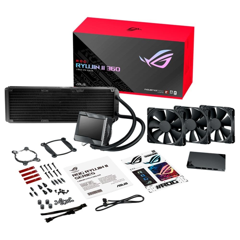 ASUS ROG RYUJIN II 360 水冷CPUクーラー Water Cooler Asus ROG Ryujin II, 360mm, AMD e Intel para PC