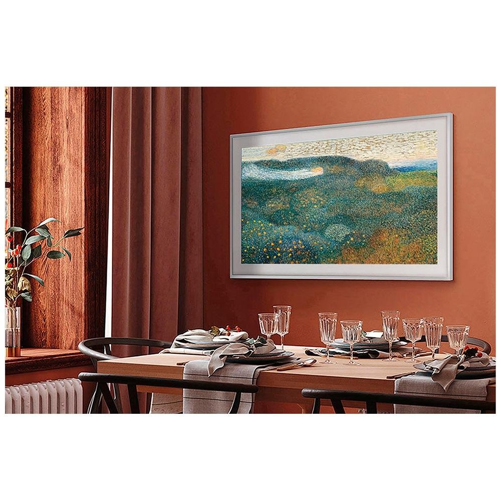 Imagem 15 de 16 do produto Smart TV Samsung 85 Polegadas QLED 4K, The Frame 2022 LS03B, Modo Arte, Design Slim, Suporte de Parede Slim Incluso, Tela Matte - QN85LS03BAGXZD