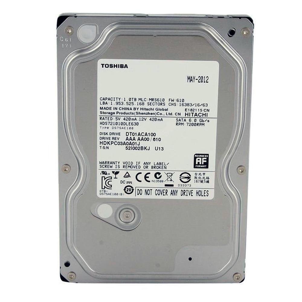 HD Toshiba 1TB, 3.5´, SATA - DT01ACA100