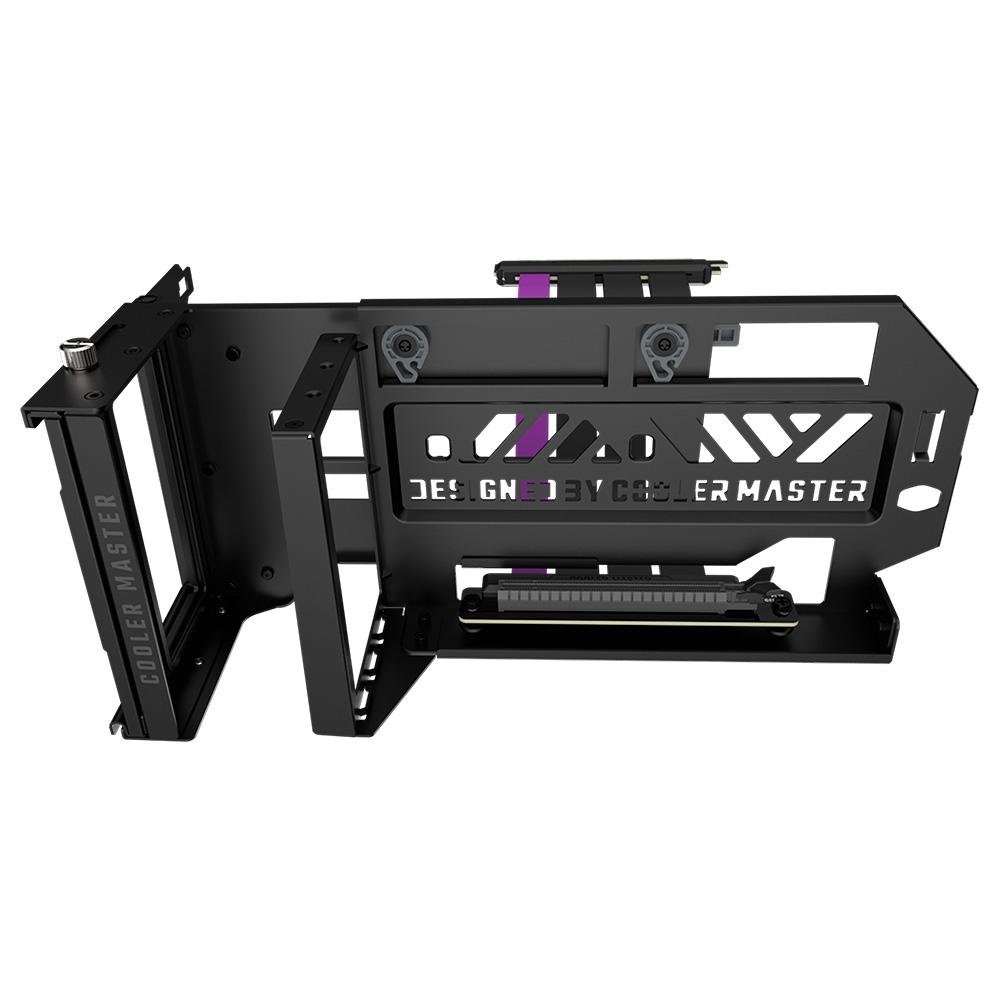 Imagem 9 de 10 do produto Kit Adaptador Cooler Master de Placa de Vídeo Vertical Universal V3, Pcie 4.0, com Cabo Riser 4.0 Incluso, Preto e Cinza - MCA-U000R-KFVK03