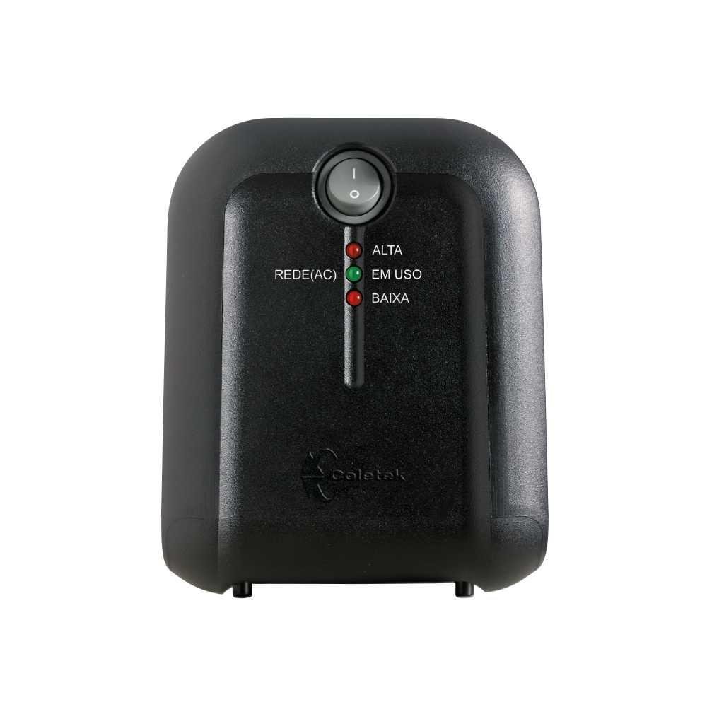 Estabilizador Coletek Energia ES-1500VA, Bivolt Automático 115V, 5 Tomadas - ES-1500VA Estabilizador Coletek Energia ES-1500VA, Bivolt Automático 115V, 5 Tomadas - ES-1500VA