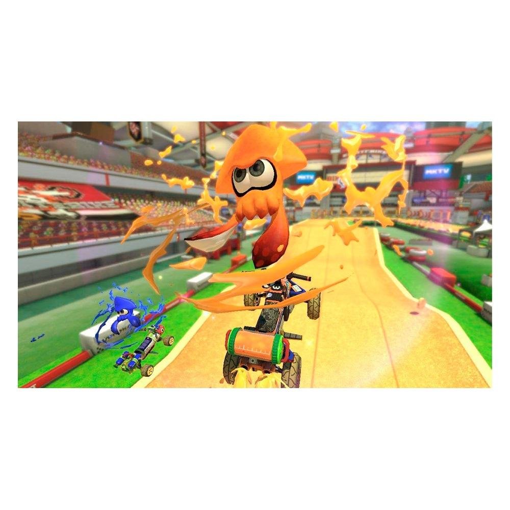 Imagem 10 de 10 do produto Console Nintendo Switch + Joy-Con Neon + Mario Kart 8 Deluxe + 3 Meses de Assinatura Nintendo Switch Online, Azul e Vermelho - HBDSKABL2