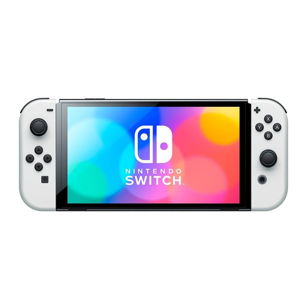 Console Nintendo Switch Oled com Joy-Con, Branco - HBGSKAAA2 Console Nintendo Switch Oled com Joy-Con, Branco - HBGSKAAA2