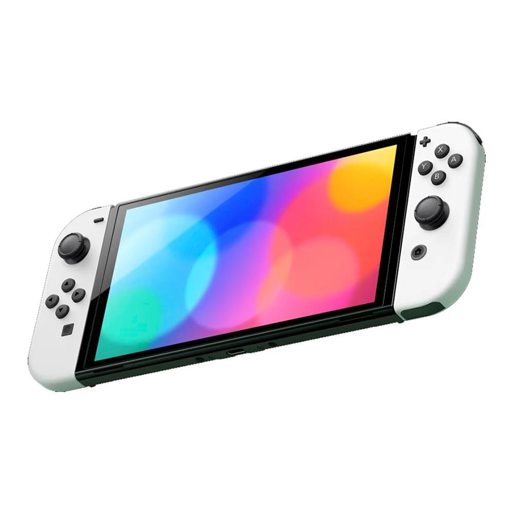 Console Nintendo Switch Oled com Joy-Con, Branco - HBGSKAAA2 Console Nintendo Switch Oled com Joy-Con, Branco - HBGSKAAA2