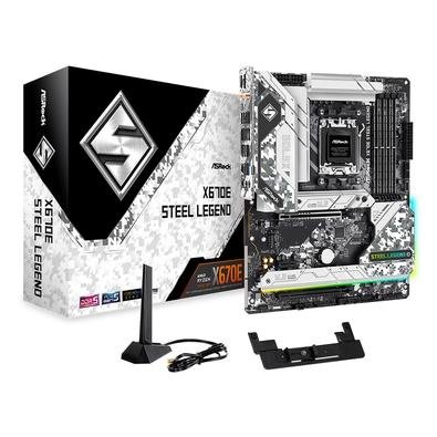 Placa-Mãe Asrock X670E Steel Legend | KaBuM!