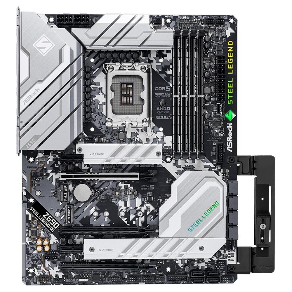 Placa-Mãe ASRock Z690 Steel Legend/D5, Intel LGA 1700, ATX, DDR5
