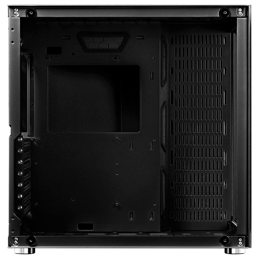 Gabinete Gamer ( Balão.info) Galaxy Glass Sound, Mid Tower, RGB, LED, Lateral e Frontal em Vidro Temperado, Sem Fans, Preto - RM-GA-GGS-FB - view 11
