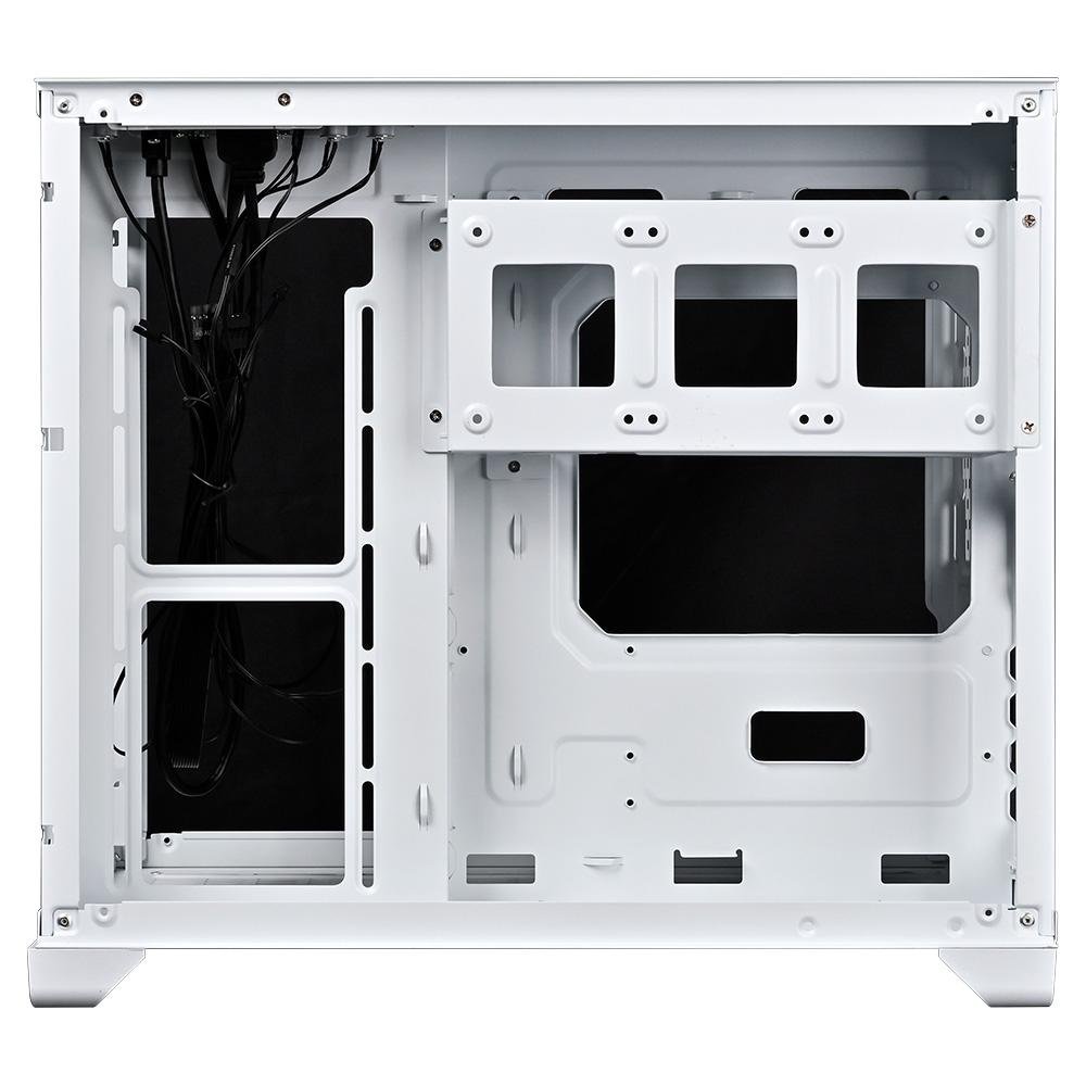 Gabinete Gamer Rise Mode Galaxy Glass M, Mini Tower, Lateral e Frontal em Vidro Temperado, Sem Fans, Branco - RM-GA-GGM-FW Gabinete Gamer Rise Mode Galaxy Glass M, Mini Tower, Lateral e Frontal em Vidro Temperado, Sem Fans, Branco - RM-GA-GGM-FW