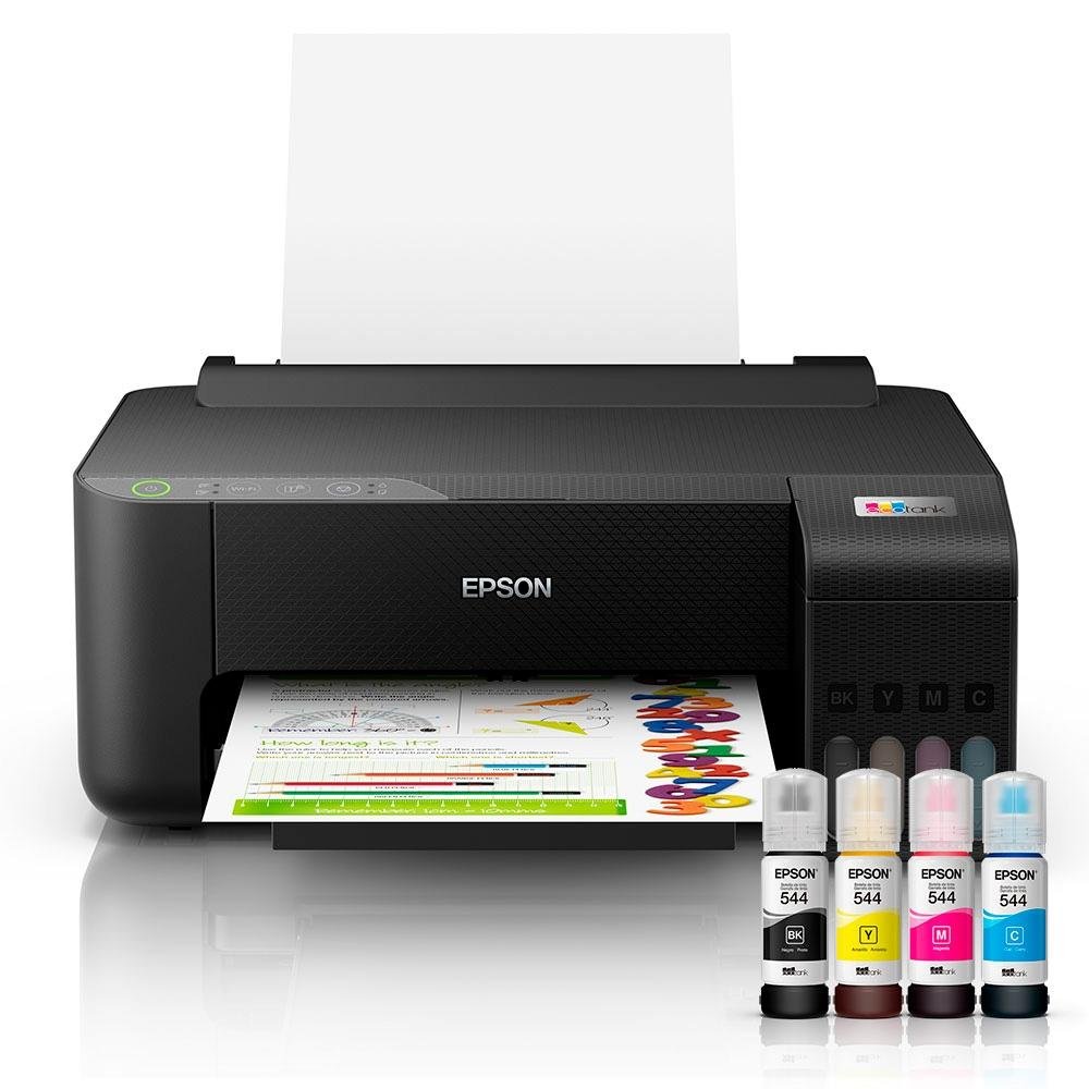 Impressora Jato de Tinta Epson EcoTank L1250, Colorida, USB, Wifi, Duplex, Bivolt, Preto - C11CJ71302BR - view 2