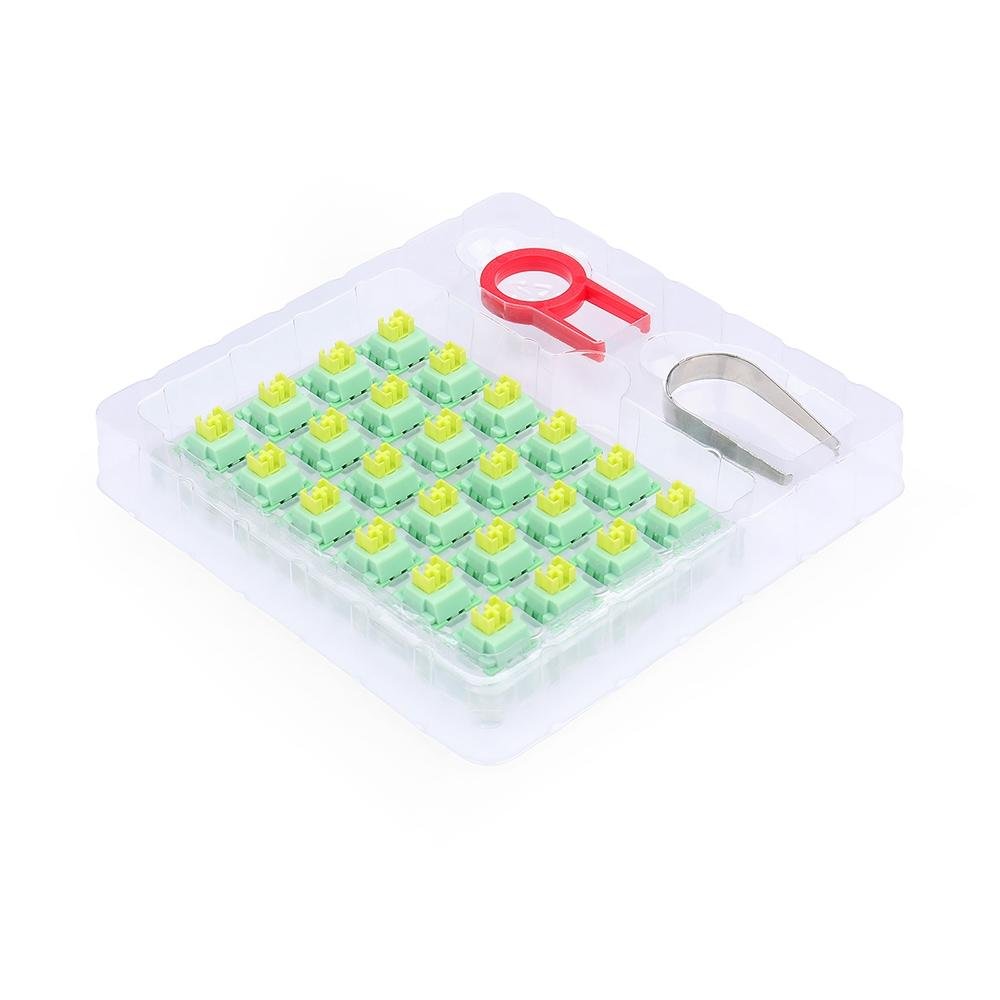 Switch para Teclado Mecânico Redragon Tactile, Kit com 24 Modelo Bullet QT - A113QT Switch para Teclado Mecânico Redragon Tactile, Kit com 24 Modelo Bullet QT - A113QT