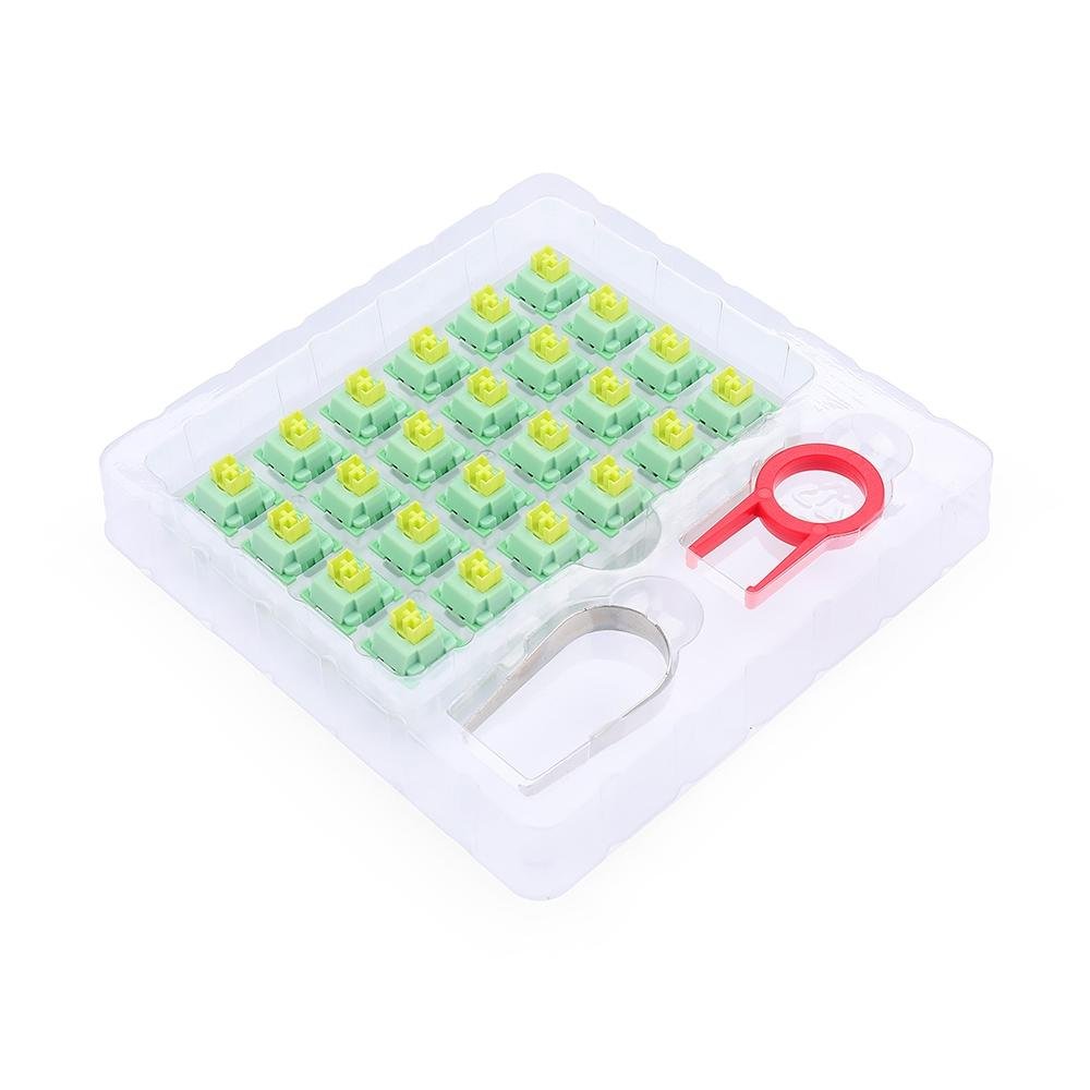 Switch para Teclado Mecânico Redragon Tactile, Kit com 24 Modelo Bullet QT - A113QT Switch para Teclado Mecânico Redragon Tactile, Kit com 24 Modelo Bullet QT - A113QT