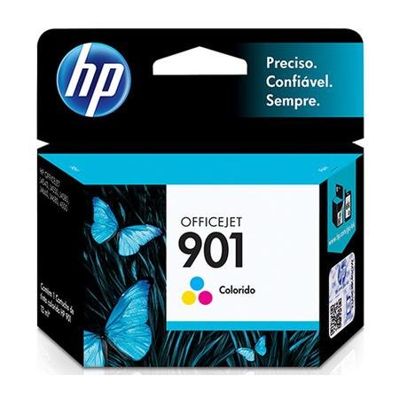 Obtenha cores espetaculares e vibrantes em fotos de grande durabilidade! Desfrute de cores fortes, nítidas e vívidas com o cartucho HP 901 Tricolor. I