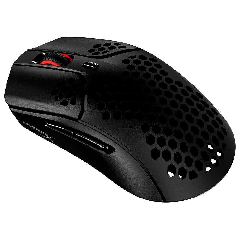 Mouse Gamer Sem Fio HyperX Haste, 16000 DPI, 6 Botões, Preto