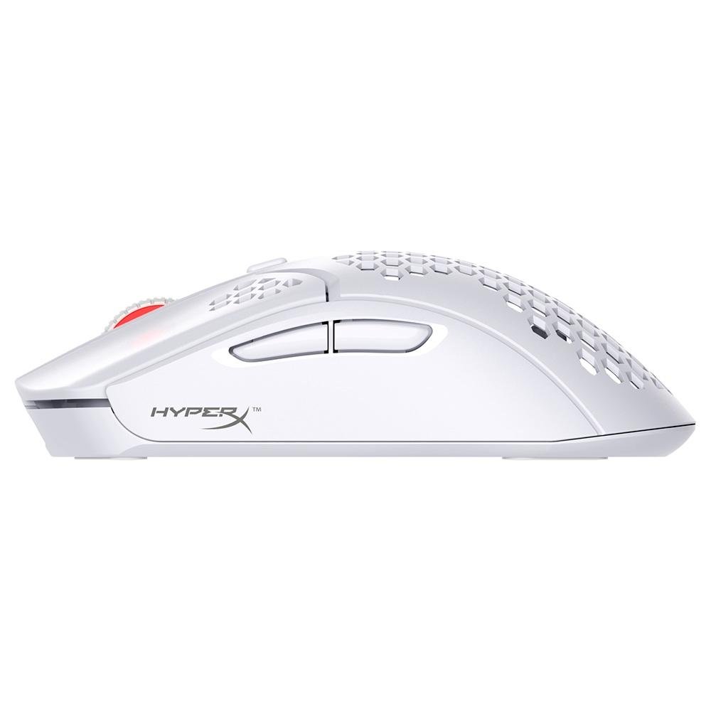 Imagem 6 de 7 do produto Mouse Gamer Sem Fio HyperX Haste, 16000 DPI, 6 Botões, Branco - 4P5D8AA