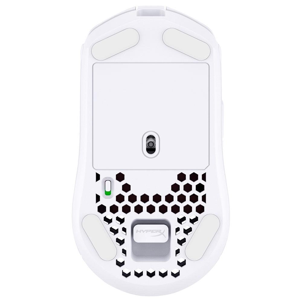 Imagem 4 de 7 do produto Mouse Gamer Sem Fio HyperX Haste, 16000 DPI, 6 Botões, Branco - 4P5D8AA