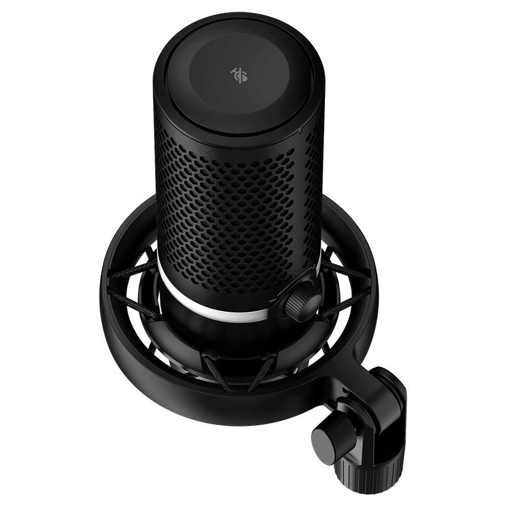 Microfone HyperX DuoCast Black Podcast, RGB, USB, Preto - 4P5E2AA