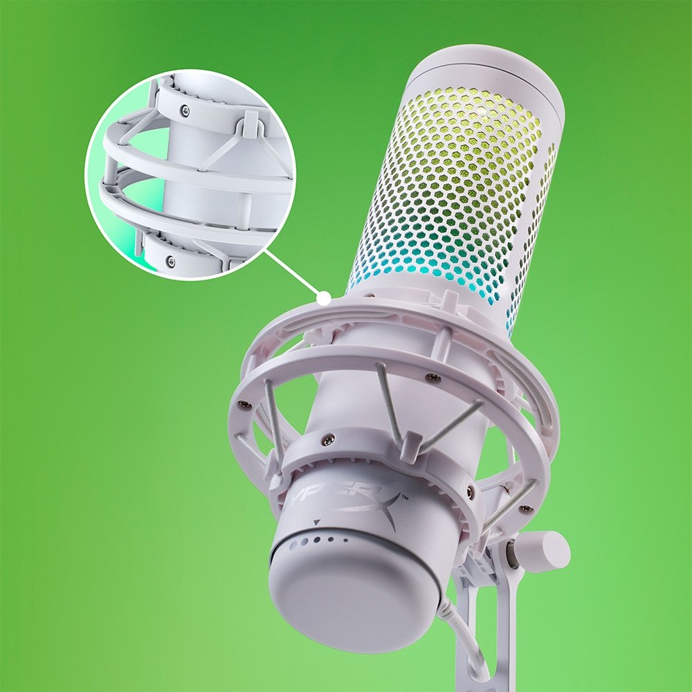 Microfone Gamer HyperX QuadCast S Podcast | KaBuM!