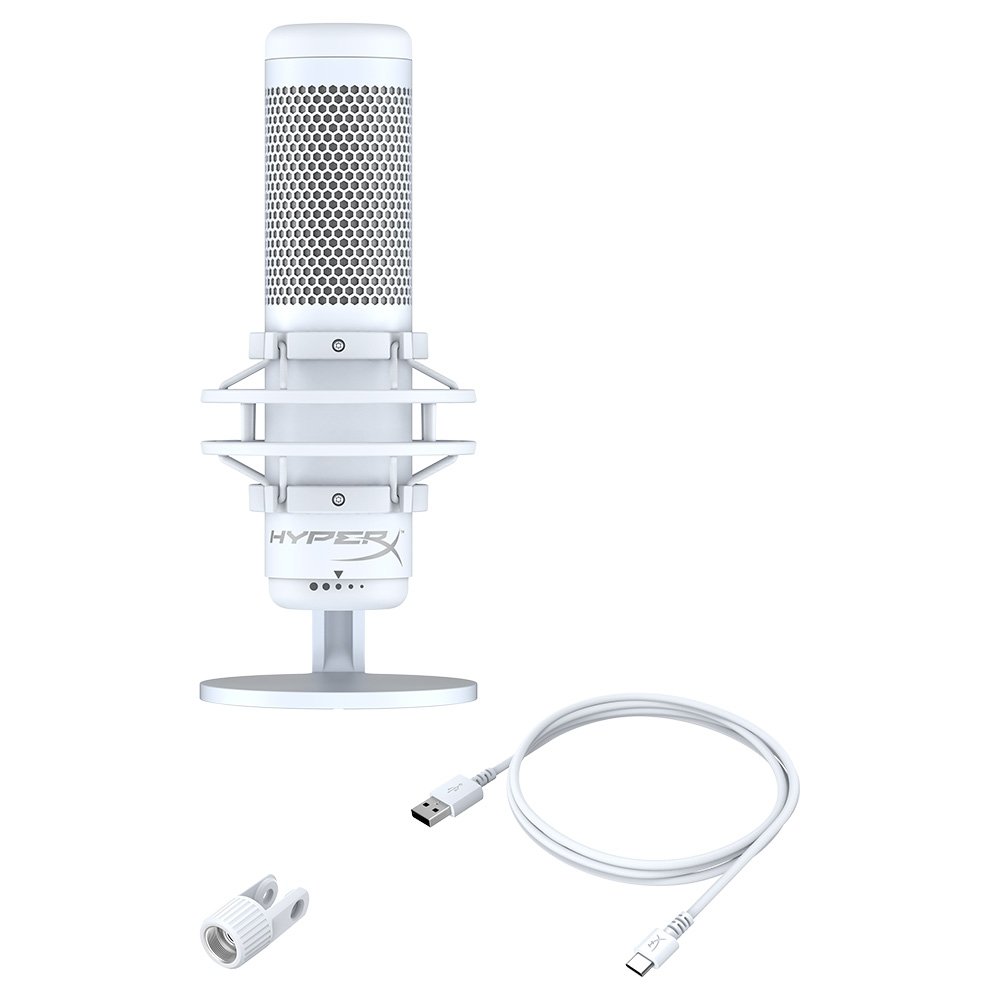 Microfone Gamer HyperX QuadCast S Podcast | KaBuM!
