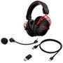 Headset Gamer Sem fio HyperX Cloud Alpha, Som Surround 7.1, Drivers 50mm, USB, 300 horas de Bateria, Preto e Vermelho - 4P5D4AA