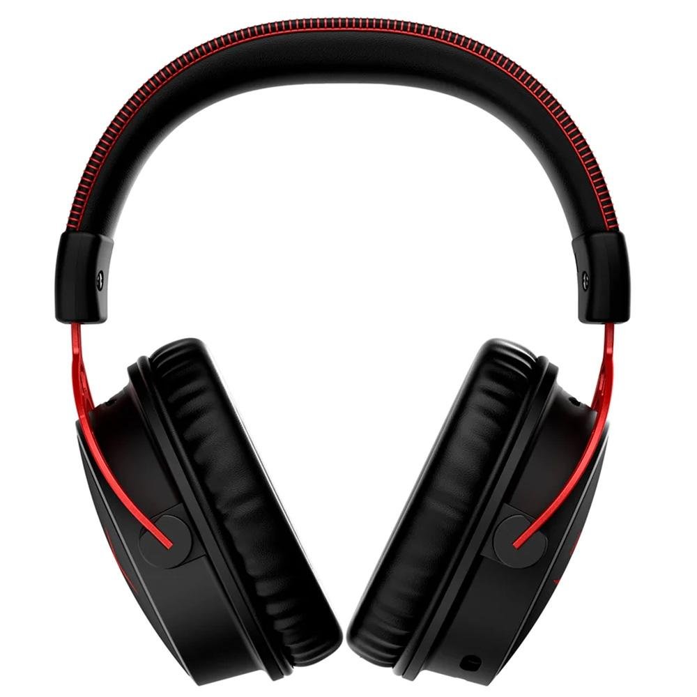 Headset Gamer Sem fio HyperX Cloud Alpha, Som Surround 7.1, Drivers 50mm, USB, 300 horas de Bateria, Preto e Vermelho - 4P5D4AA