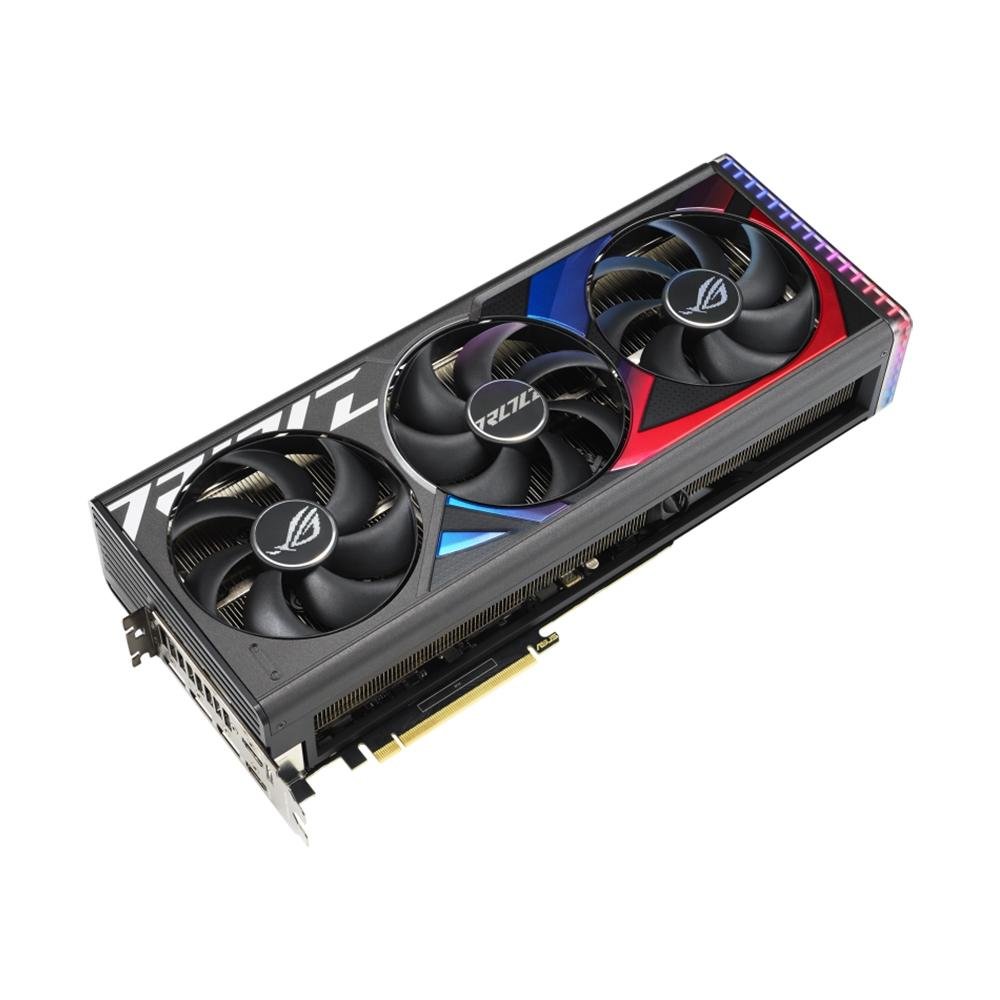 Placa de Vídeo RTX 4090 OC Asus NVIDIA ROG Strix, 24GB, GDDR6X, ARGB, DLSS, Ray Tracing - ROG-STRIX-RTX4090-O24G-GAMING