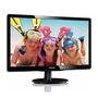 Monitor Philips LED 23´ Widescreen Full HD, VGA/DVI - 236V4LSB - Black Piano