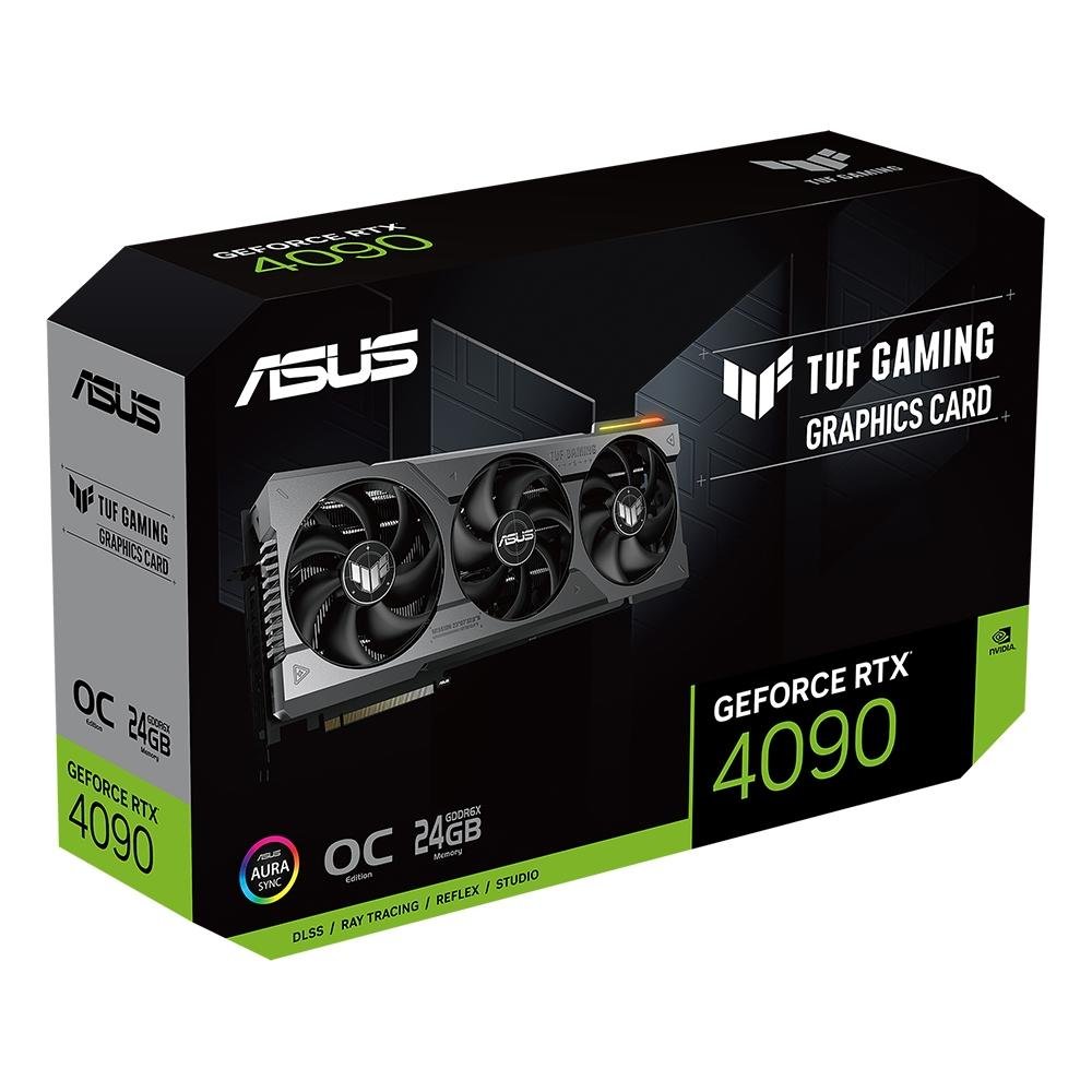 Imagem 11 de 21 do produto Placa de Vídeo RTX 4090 Asus NVIDIA TUF Gaming GeForce OC Edition, 24GB GDDR6X, DLSS, Ray Tracing - TUF-RTX4090-O24G-GAMING