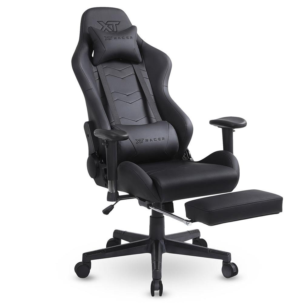 Cadeira Gamer XT Racer Speed Series, Até 120kg, Com Almofadas e Apoio de Pés, Reclinável, Descanso de Braço 2D, Preto - XTS190 - view 8