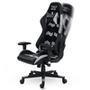 Cadeira Gamer XT Racer Speed Series, Até 120kg, Com Almofadas, Reclinável, Descanso de Braço 2D, Preto e Cinza - XTS130