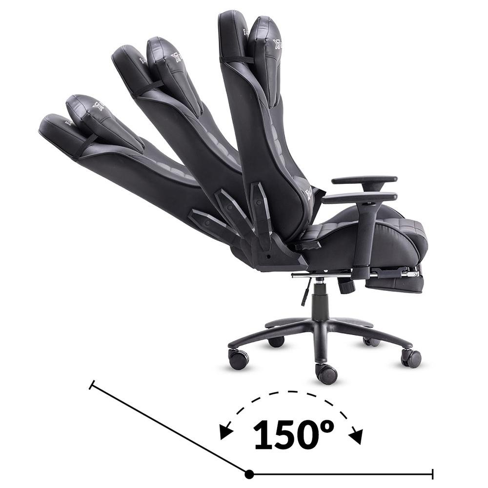 Cadeira Gamer XT Racer Platinum W Series, Até 120kg, Com Almofadas, Reclinável, Descanso de Braço 3D, Preto - XTR-010 - view 5