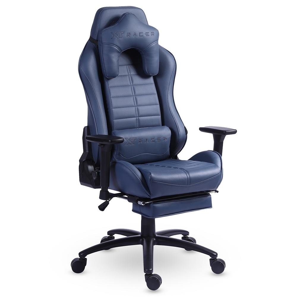 Cadeira Gamer XT Racer Platinum W Series, Até 120kg, Com Almofadas, Reclinável, Descanso de Braço 3D, Azul - XTR-067 - view 4