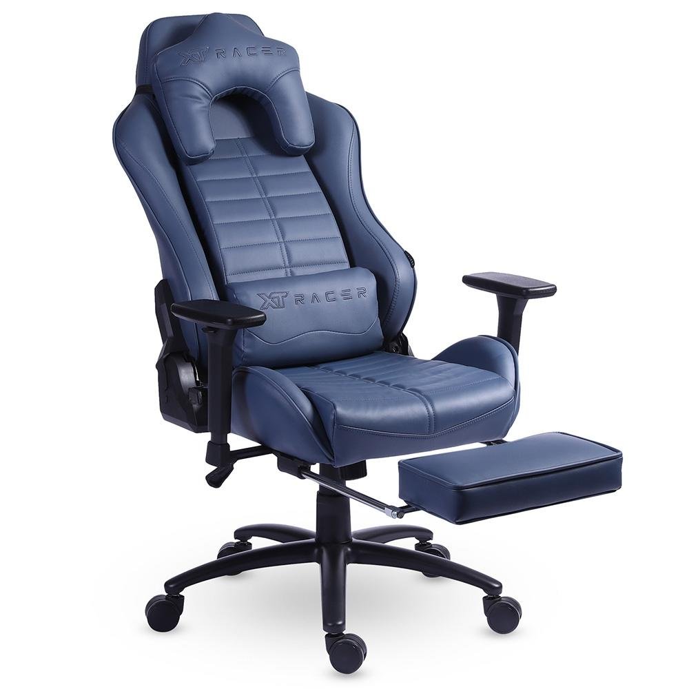 Cadeira Gamer XT Racer Platinum W Series, Até 120kg, Com Almofadas, Reclinável, Descanso de Braço 3D, Azul - XTR-067 - view 2