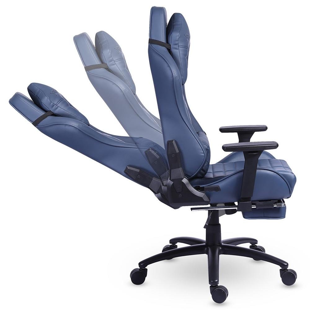 Cadeira Gamer XT Racer Platinum W Series, Até 120kg, Com Almofadas, Reclinável, Descanso de Braço 3D, Azul - XTR-067 - view 8
