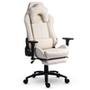 Cadeira Gamer XT Racer Platinum W Series, Até 120kg, Com Almofadas, Reclinável, Descanso de Braço 3D, Off White - XTR-068