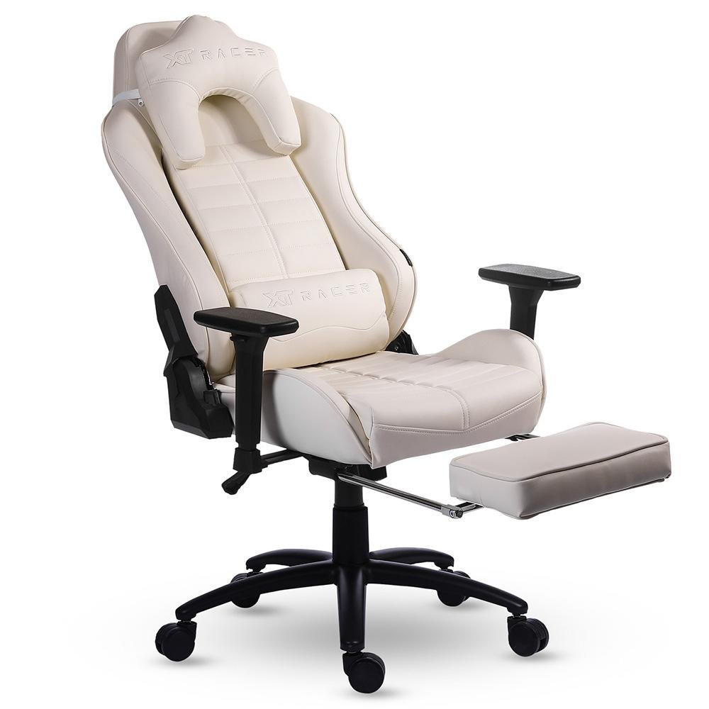 Cadeira Gamer XT Racer Platinum W Series, Até 120kg, Com Almofadas, Reclinável, Descanso de Braço 3D, Off White - XTR-068 - view 6