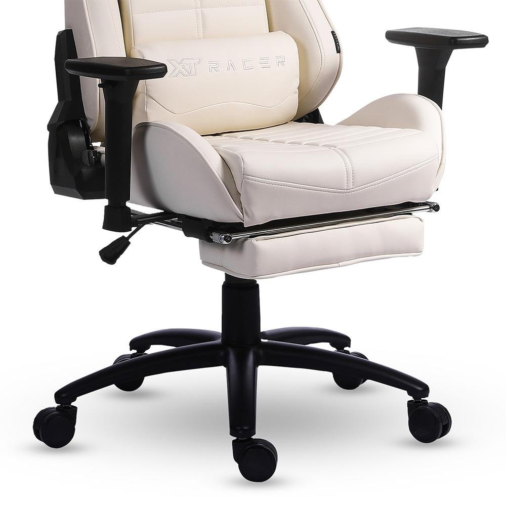 Cadeira Gamer XT Racer Platinum W Series, Até 120kg, Com Almofadas, Reclinável, Descanso de Braço 3D, Off White - XTR-068 - view 12