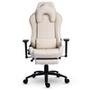 Cadeira Gamer XT Racer Platinum W Series, Até 120kg, Com Almofadas, Reclinável, Descanso de Braço 3D, Off White - XTR-068