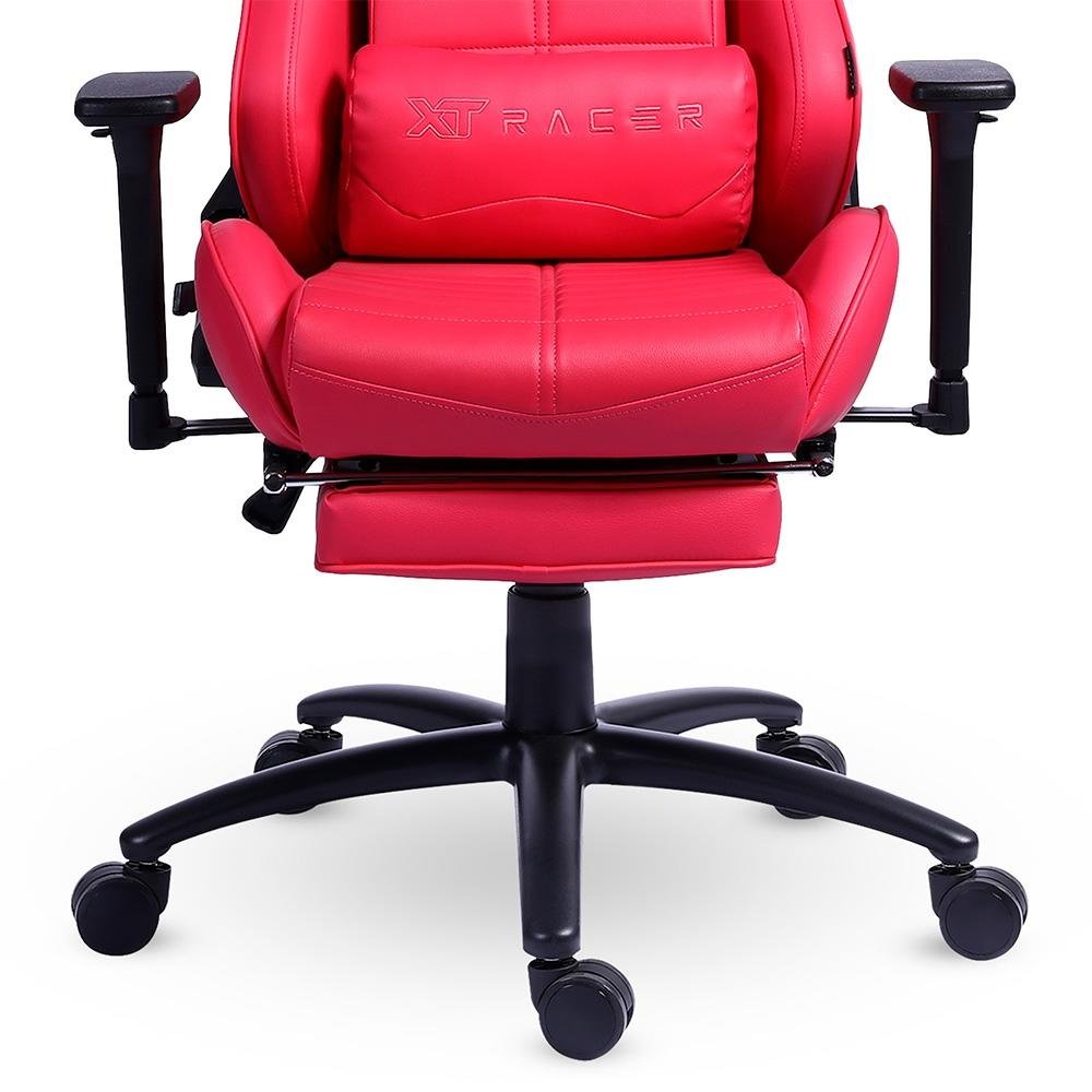 Imagem 11 de 12 do produto Cadeira Gamer XT Racer Platinum W Series, Até 120kg, Com Almofadas, Reclinável, Descanso de Braço 3D, Rosa - XTR-069