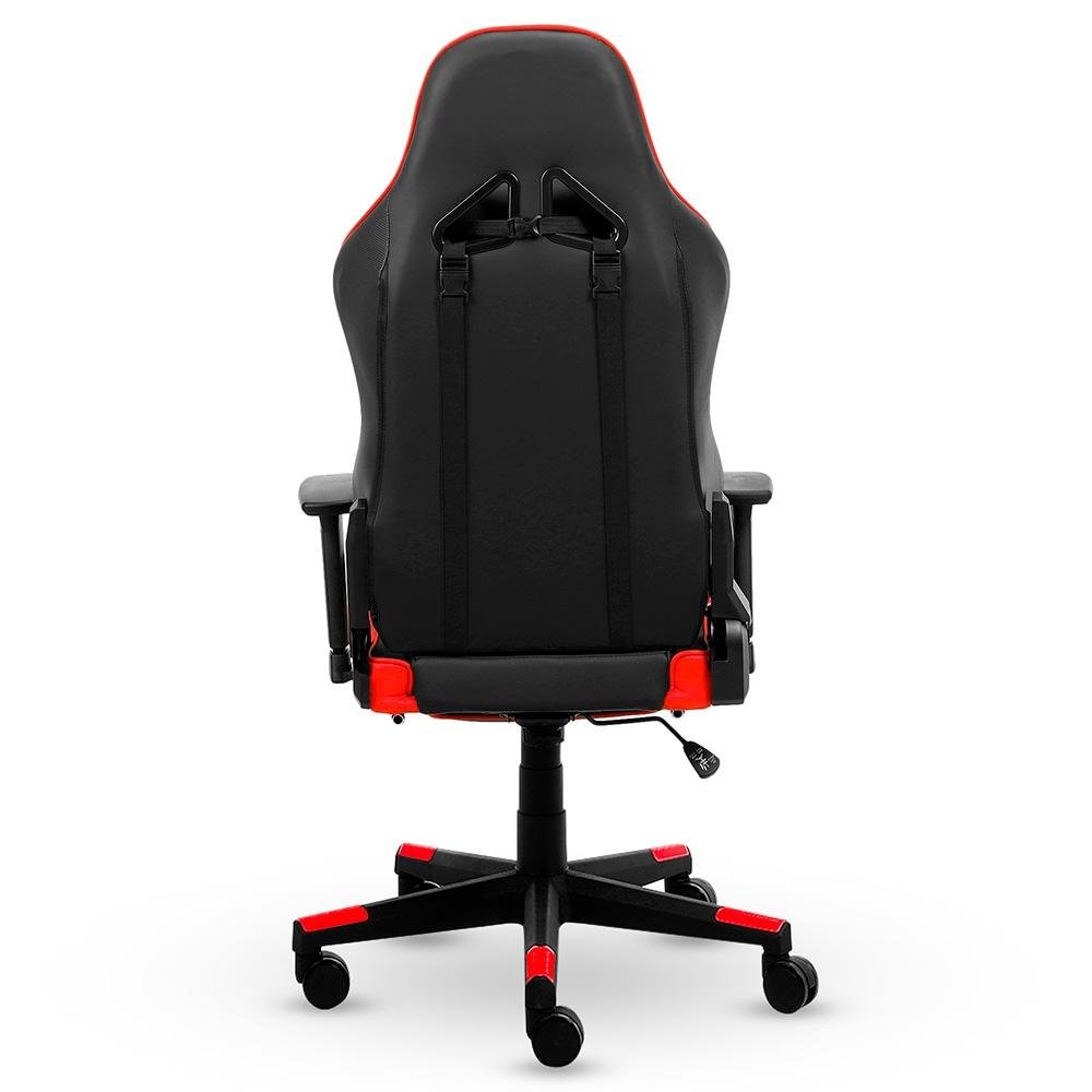 Cadeira Gamer XT Racer Viking Series, Até 120kg, Com Almofadas e Apoio de Pés, Reclinável, Descanso de Braço 3D, Preto e Vermelho - XTR-026 Cadeira Gamer XT Racer Viking Series, Até 120kg, Com Almofadas e Apoio de Pés, Reclinável, Descanso de Braço 3D, Preto e Vermelho - XTR-026