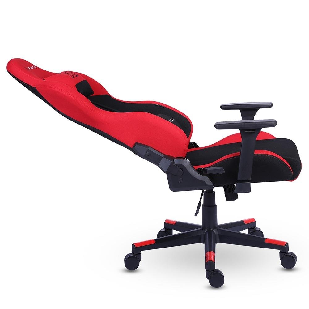 Cadeira Gamer XT Racer Defender NR17, Até 120kg, Com Almofadas, Reclinável, Descanso de Braço 3D, Preto e Vermelho - XTR-030