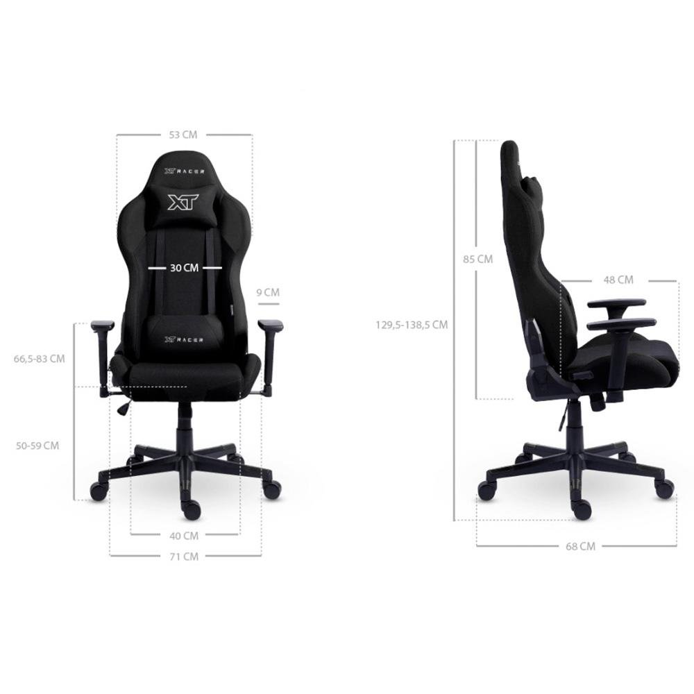 Cadeira Gamer XT Racer Defender NR17, Até 120kg, Com Almofadas, Reclinável, Descanso de Braço 3D, Preto - XTR-034 - view 5