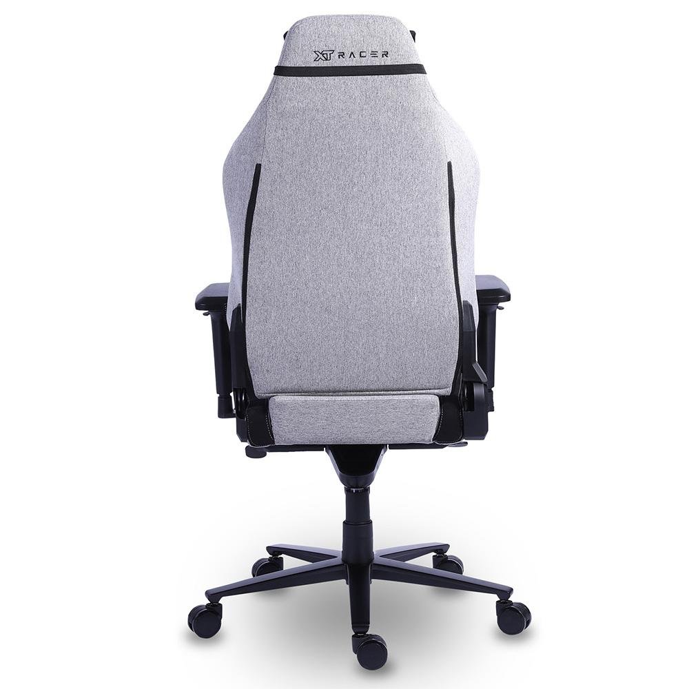 Imagem 4 de 14 do produto Cadeira Gamer XT Racer Draco NR17, Até 120kg, Com Almofadas, Reclinável, Descanso de Braço 4D, Preto e Cinza - XTR-065
