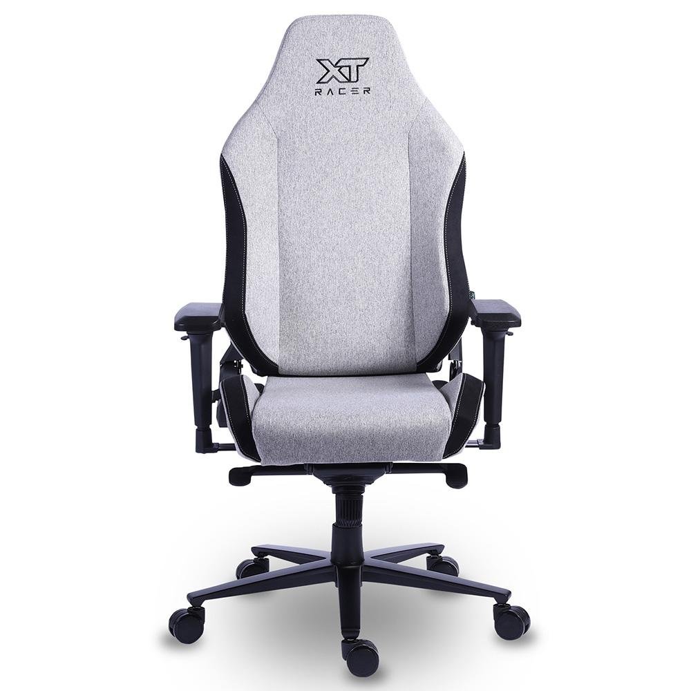 Imagem 6 de 14 do produto Cadeira Gamer XT Racer Draco NR17, Até 120kg, Com Almofadas, Reclinável, Descanso de Braço 4D, Preto e Cinza - XTR-065