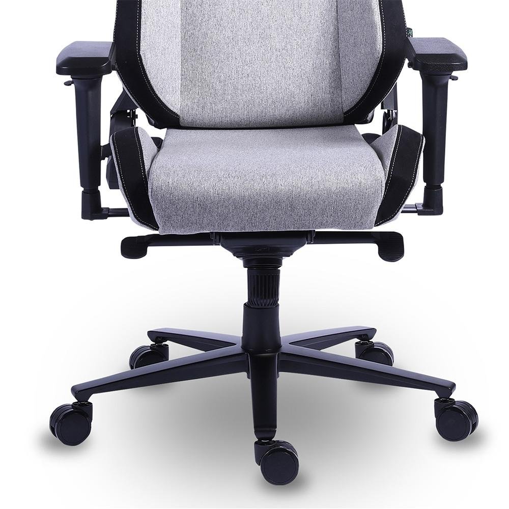 Imagem 10 de 14 do produto Cadeira Gamer XT Racer Draco NR17, Até 120kg, Com Almofadas, Reclinável, Descanso de Braço 4D, Preto e Cinza - XTR-065