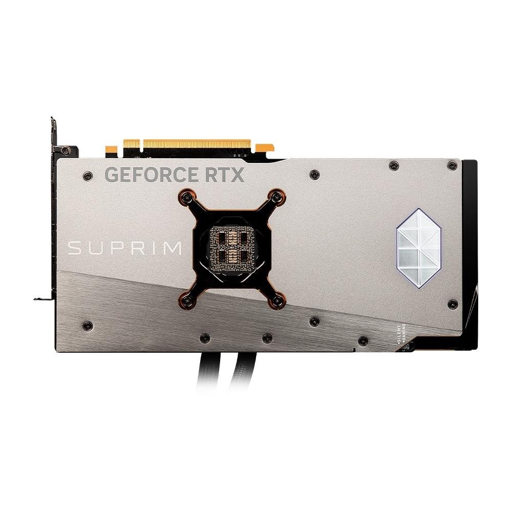 Imagem 9 de 12 do produto Placa de Vídeo RTX 4090 Suprim Liquid X MSI NVIDIA Geforce, 24 GB GDDR6X, DLSS, Ray Tracing - Geforce RTX 4090 SUPRIM LIQUID X 24G