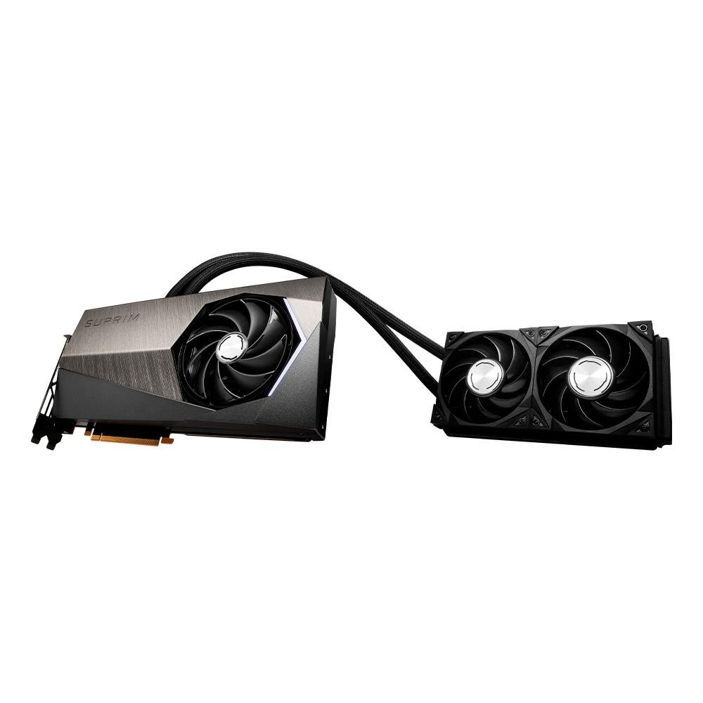 Imagem 4 de 12 do produto Placa de Vídeo RTX 4090 Suprim Liquid X MSI NVIDIA Geforce, 24 GB GDDR6X, DLSS, Ray Tracing - Geforce RTX 4090 SUPRIM LIQUID X 24G
