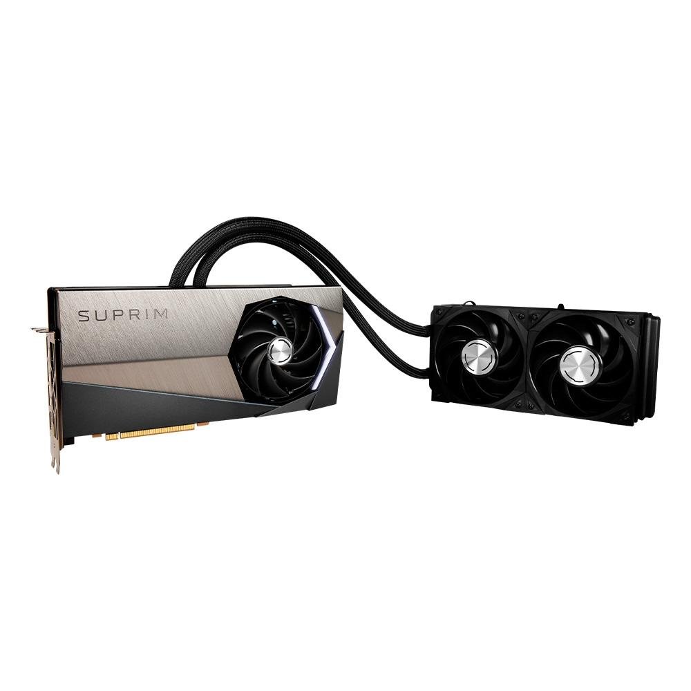 Imagem 5 de 12 do produto Placa de Vídeo RTX 4090 Suprim Liquid X MSI NVIDIA Geforce, 24 GB GDDR6X, DLSS, Ray Tracing - Geforce RTX 4090 SUPRIM LIQUID X 24G