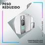 Mouse Gamer Sem Fio Logitech G502 X Lightspeed, 25600 DPI, 13 Botões, Switch, Branco - 910-006188