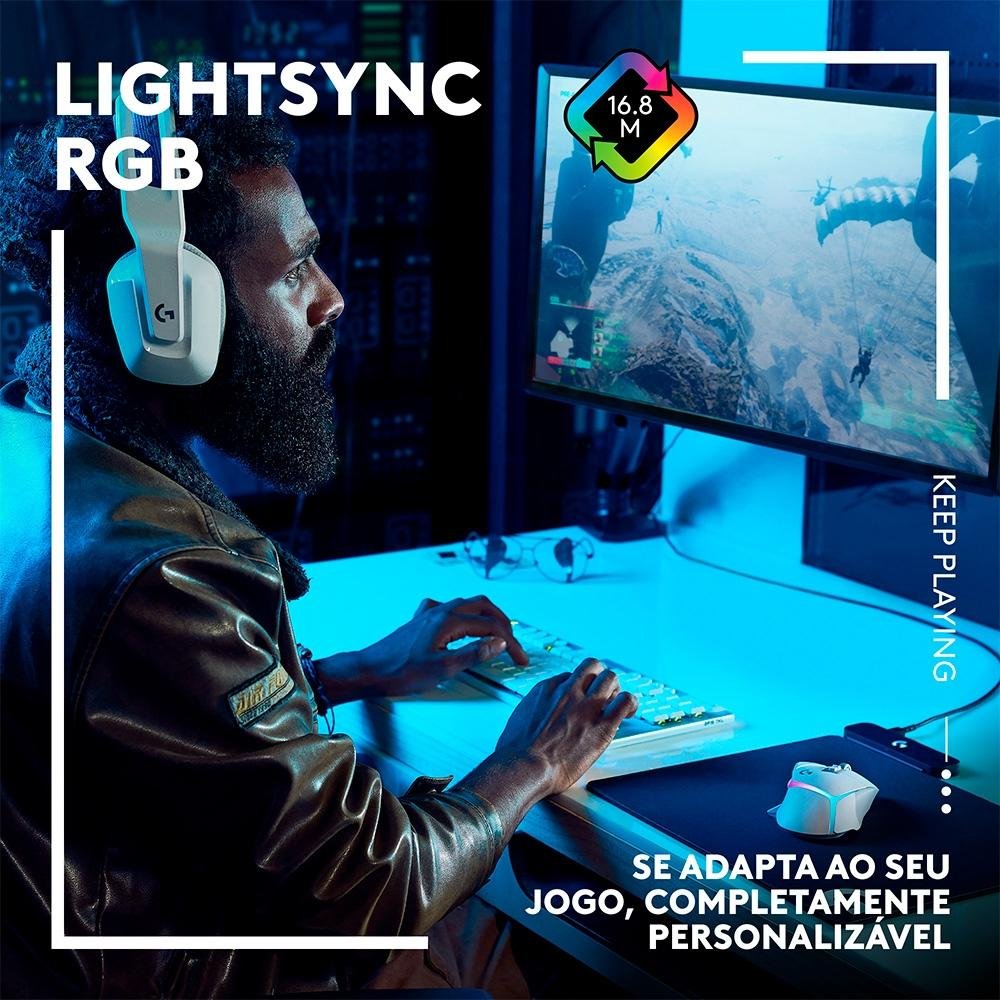 Mouse Gamer Sem Fio ( Balão.info) X Plus, RGB, ( Balão.info) DPI, 13 Botões, Switch, Preto - 910-( Balão.info - foto 8
